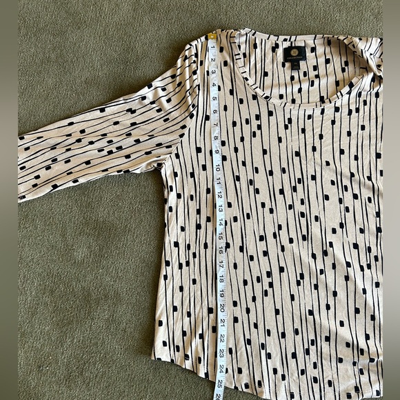 51.JM COLLECTION-Women’s Tunic, 3/4 Sleeve . Size P/L - Picture 9 of 11